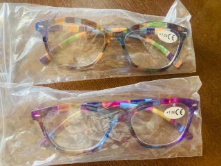 2 Gafas de lectura +1.50 multicolor