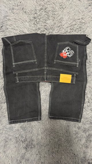 Pantalones Fake Gods Valentine Day Negros