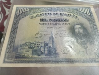 2 Billetes 1000 Pesetas Banco de España