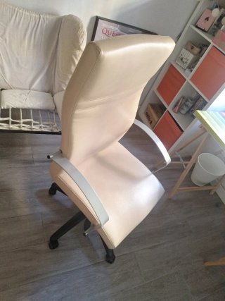 Sillón de Oficina Beige Cómodo