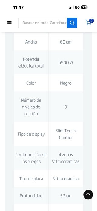 Placa Vitrocerámica Beko 4 zonas DUO