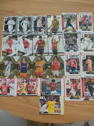 Lote 25 cromos Score Ligue 1 Panini
