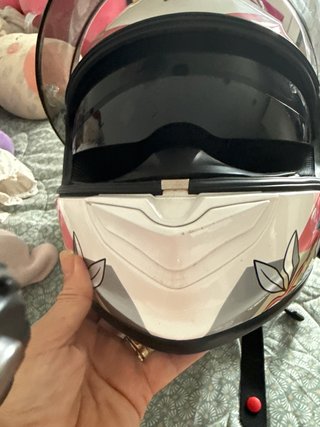 Casco Scorpion 1400 Air Talla S Blanco/Rosa