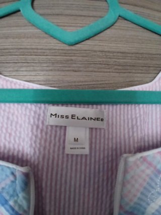 Vestaglia taglia M con zip e ricami