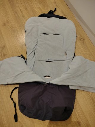 Saco polar silla paseo azul