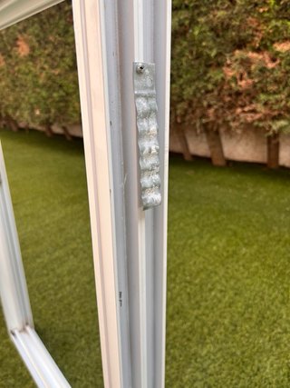 Ventana Climalit Aluminio Blanco Corredera