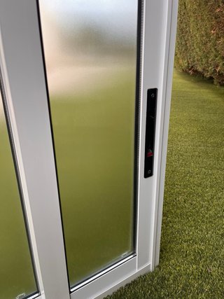 Ventana Climalit Aluminio Blanco Corredera