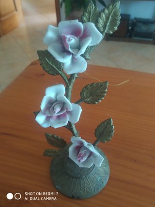Figura Vintage Capodimonte Flores