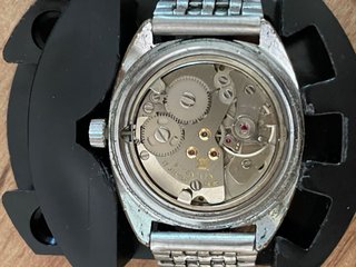 LORENZ EDOX Anni '70 Quadrante Blu Carica Manuale