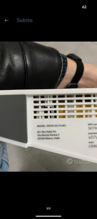 Modem Sky Fibra FTTH