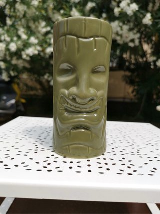 Set 4 Bicchieri Cocktail stile tiki in ceramica