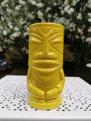Set 4 Bicchieri Cocktail stile tiki in ceramica