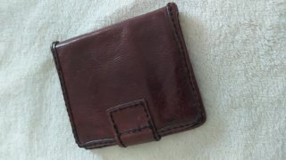 Cartera Tríptico Cuero Genuino Hecha a Mano