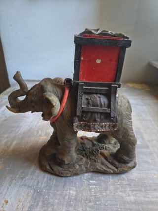 Orologio da tavolo elefante etnico resina