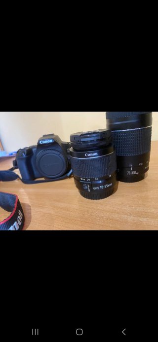 Cámara Canon EOS 2500 + Lentes y Accesorios