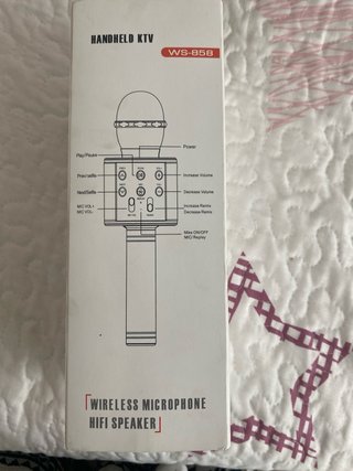Micrófono Karaoke WS-858 Hifi Speaker