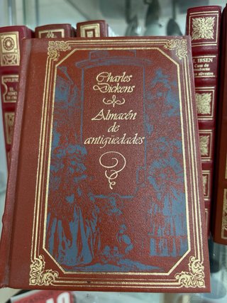 Lote libros clásicos tapa dura roja vintage