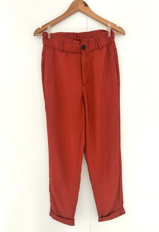 Pantalón Zara marrón terracota vintage S 36