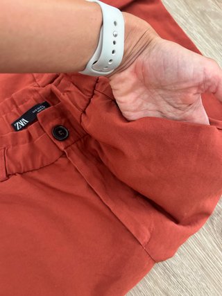 Pantalón Zara marrón terracota vintage S 36