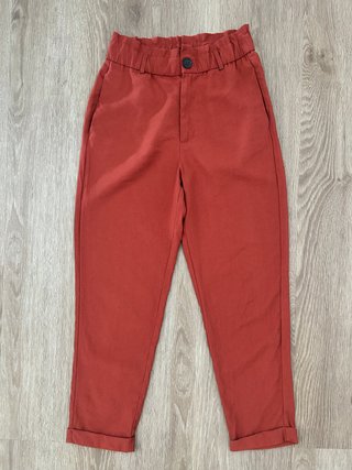 Pantalón Zara marrón terracota vintage S 36