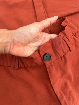Pantalón Zara marrón terracota vintage S 36