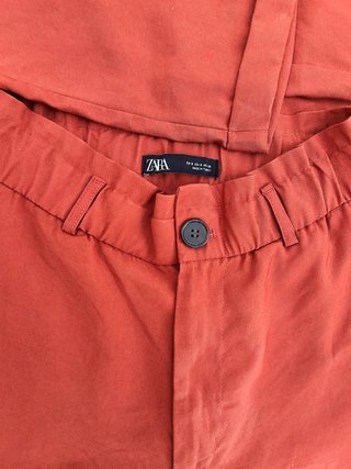 Pantalón Zara marrón terracota vintage S 36
