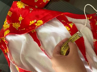 Traje Flamenca Rojo y Amarillo