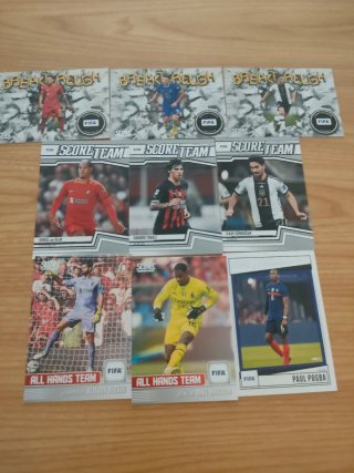 Lote 9 cromos Panini Score 2022/2023