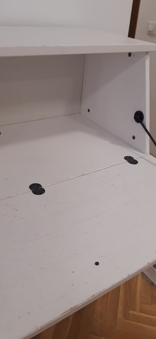 Secreter Ikea blanco madera.