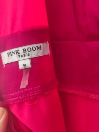 Vestido largo fiesta fucsia
