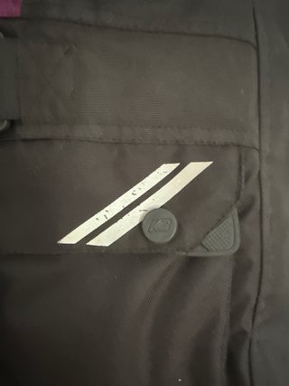 Cazadora Moto Mujer Negra y Morada