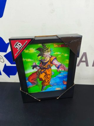 Poster 3D Super Saiyan Transformación Dragón Ball