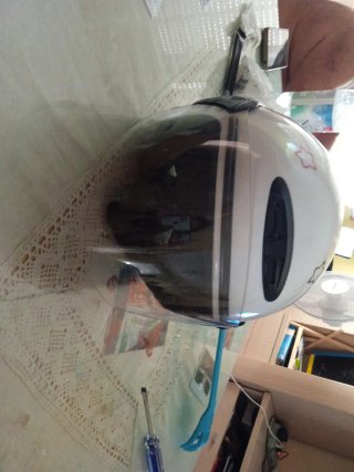 Casco Moto Hello Kitty Blanco