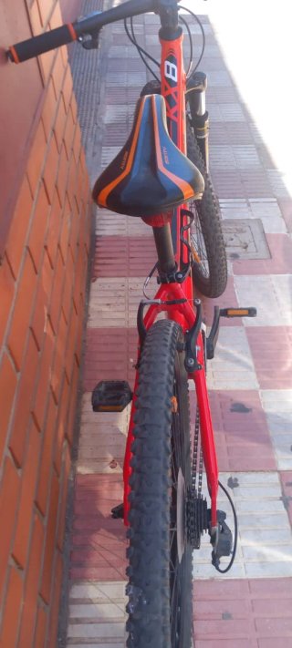 Bicicleta Monty KXR5 Roja y naranja 26 pulgadas