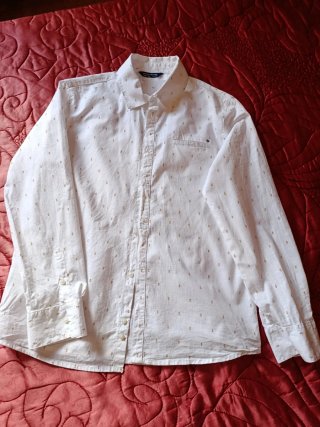 Chaqueta, pantalón y camisa de vestir.