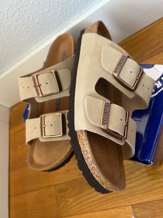 Sandalias Birkenstock Beige Talla 39
