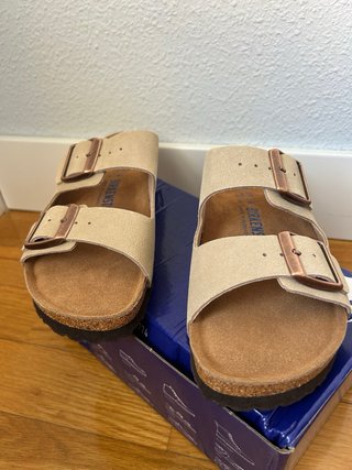 Sandalias Birkenstock Beige Talla 39