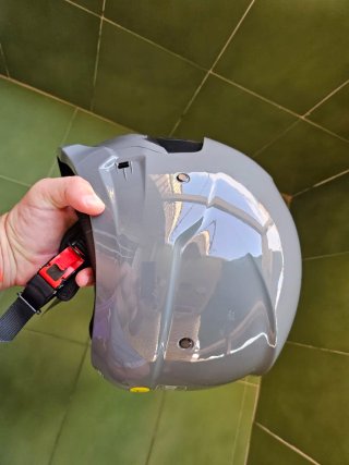 Casco Modular Convertible Gris Talla L NUEVO