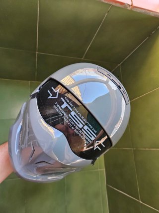 Casco Modular Convertible Gris Talla L NUEVO