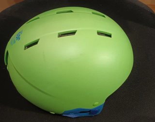 Casco da sci verde