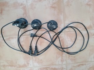 Focos LED Exteriores Negro (4uds)