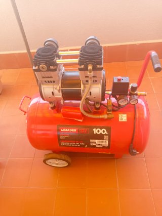Compresor Mader 100L Silencioso