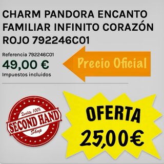 [RAG] Charm Pandora Corazón Infinito