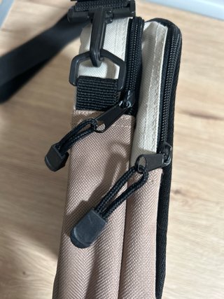 Borsa Valisa Uomo Beige e Marrone Chiaro