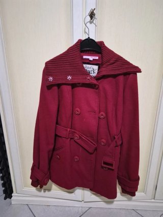Cappotto donna rosso