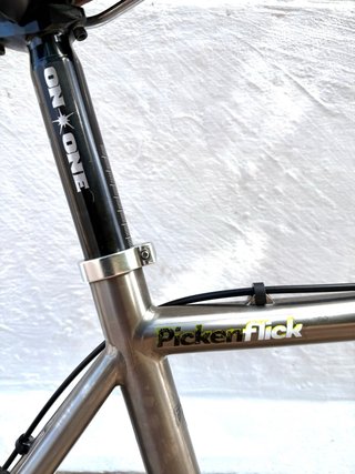 Bici Gravel On-One Pickenflick Titanio Talla L