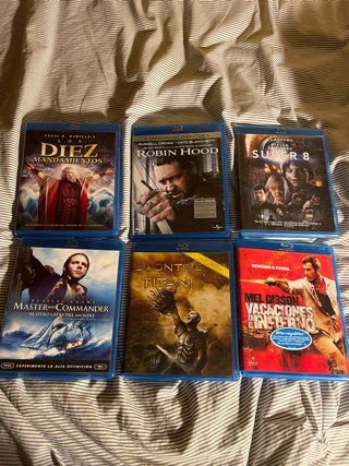 Lote 6 Películas Blu-ray (Varias)