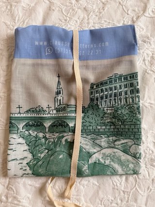Pareo Mujer Azul y Blanco