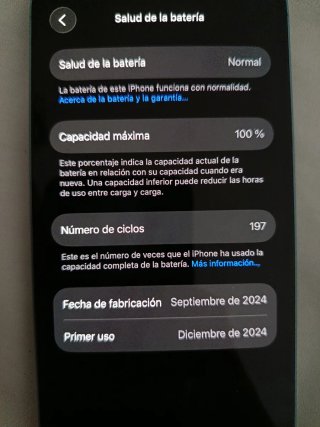 iPhone 16 Verde Impecable