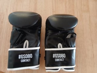 Guantes Boxeo Leone GS080 Negros